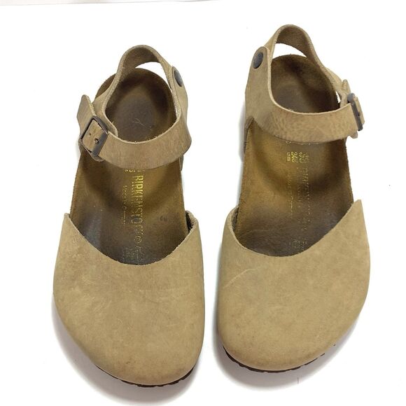 Birkenstock Women's Messina Oiled Leather Clog Size 38 EU Or 7-7.5 US - Picture 3 of 15